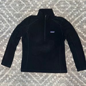 Patagonia Women's Micro D 1/4-Zip Fleece Black Medium